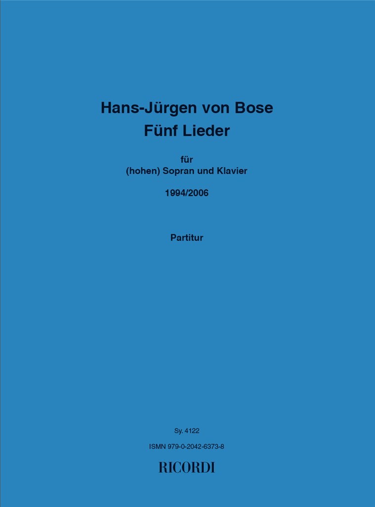 5 Lieder